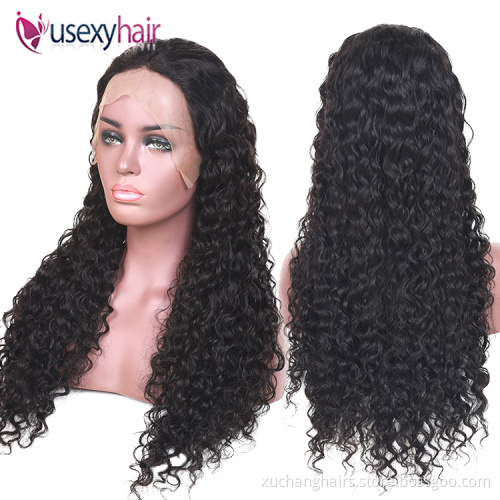 Curly Human Hair Transparent Hd Full Lace Wig,With Baby Hair Hd Lace Front Wig,Virgin Glueless HD Lace Wigs Overnight Delivery